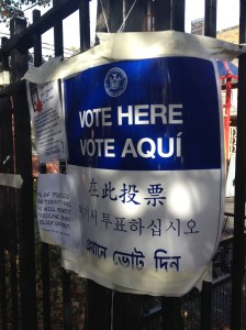 First time voting in the US