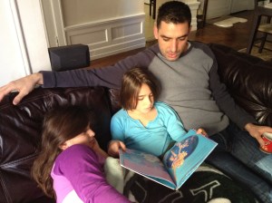 Snuggling during the cold winter months