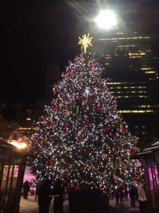 The beautiful tree at Bryant Park